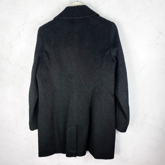 [Sam Edelman] Classic Black Wool Blend Peacoat - Picture 6 of 6